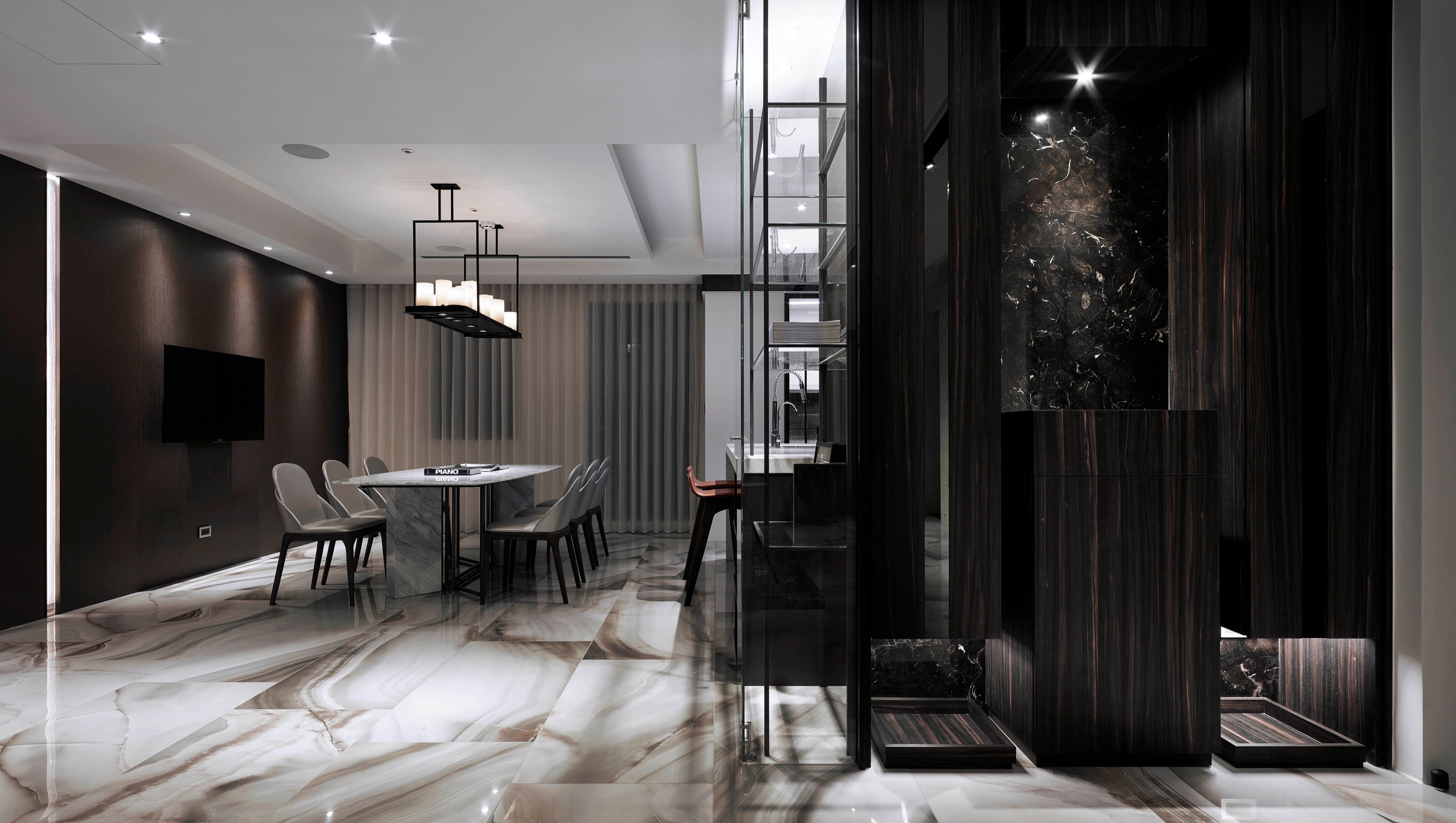 室內設計視頻 光與空間交織的饗宴 90坪頂級閣樓豪宅